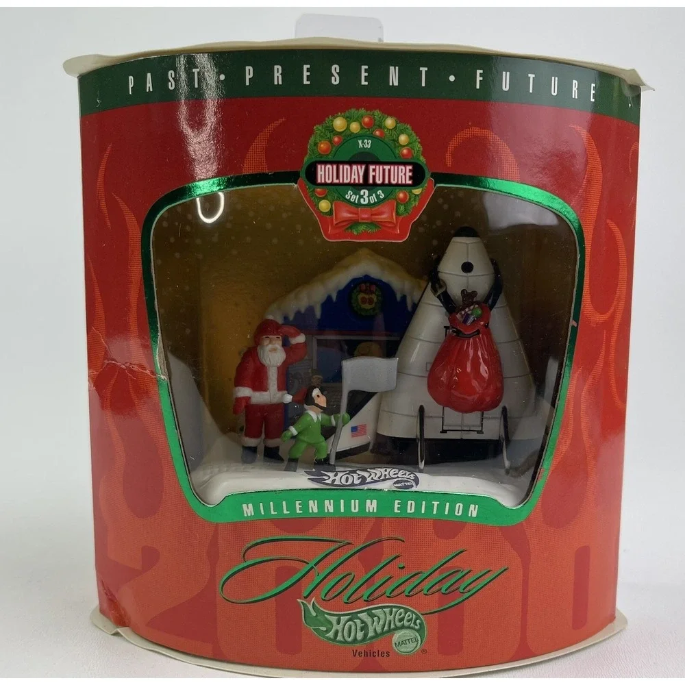 1999 Hot Wheels Holiday Millennium Edition Featuring Holday Future 3 of 3 Santa